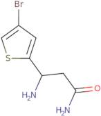 3-Amino-3-(4-bromothiophen-2-yl)propanamide