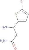 3-Amino-3-(5-bromothiophen-2-yl)propanamide