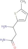 3-Amino-3-(5-methylthiophen-2-yl)propanamide