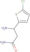 3-Amino-3-(5-chlorothiophen-2-yl)propanamide