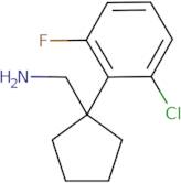 [1-(2-Chloro-6-fluorophenyl)cyclopentyl]methanamine