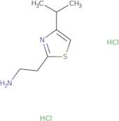 [2-(4-Isopropyl-1,3-thiazol-2-yl)ethyl]amine dihydrochloride