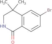 6-Bromo-4,4-dimethyl-3,4-dihydroisoquinolin-1(2H)-one