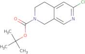 tert-Butyl 6-chloro-3,4-dihydro-2,7-naphthyridine-2(1H)-carboxylate