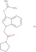 1-(2-Oxo-2-pyrrolidin-1-ylethyl)-1H-indol-3-yl imidothiocarbamate hydroiodide