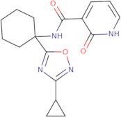 N-[1-(3-Cyclopropyl-1,2,4-oxadiazol-5-yl)cyclohexyl]-2-hydroxynicotinamide