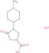 1-(1-Methylpiperidin-4-yl)-5-oxopyrrolidine-3-carboxylic acid hydrate