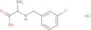 2-{[(3-Fluorophenyl)methyl]amino}propanoic acid hydrochloride
