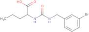 2-({[(3-Bromophenyl)methyl]carbamoyl}amino)pentanoic acid