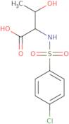 2-(4-Chlorobenzenesulfonamido)-3-hydroxybutanoic acid