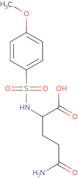 4-Carbamoyl-2-(4-methoxybenzenesulfonamido)butanoic acid