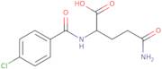 4-Carbamoyl-2-[(4-chlorophenyl)formamido]butanoic acid