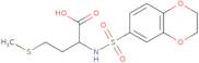 2-(2,3-Dihydro-1,4-benzodioxine-6-sulfonamido)-4-(methylsulfanyl)butanoic acid