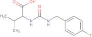 2-({[(4-Fluorophenyl)methyl]carbamoyl}amino)-3-methylbutanoic acid