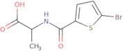 2-[(5-Bromothiophen-2-yl)formamido]propanoic acid