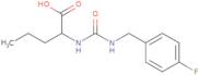 2-({[(4-Fluorophenyl)methyl]carbamoyl}amino)pentanoic acid