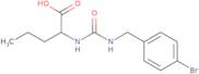 2-({[(4-Bromophenyl)methyl]carbamoyl}amino)pentanoic acid