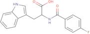 Sodium 2-[(4-fluorophenyl)formamido]-3-(1H-indol-3-yl)propanoate