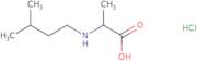 2-[(3-Methylbutyl)amino]propanoic acid hydrochloride