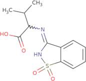 2-[(1,1-Dioxido-1,2-benzisothiazol-3-yl)amino]-3-methylbutanoic acid