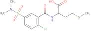 2-{[2-Chloro-5-(dimethylsulfamoyl)phenyl]formamido}-4-(methylsulfanyl)butanoic acid