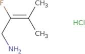 2-Fluoro-3-methylbut-2-en-1-amine hydrochloride