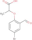 2-(4-Bromo-2-formylphenoxy)propanoic acid