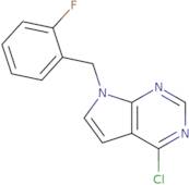 7-(2-Fluorobenzyl)-4-chloro-7H-pyrrolo[2,3-d]pyrimidine