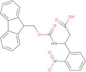 3-((((9H-fluoren-9-yl)methoxy)carbonyl)amino)-3-(2-nitrophenyl)propanoic acid