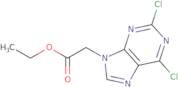 ethyl 2-(2,6-dichloro-9H-purin-9-yl)acetate