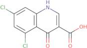 5,7-Dichloro-4-hydroxyquinoline-3-carboxylic acid