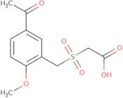 2-[(5-Acetyl-2-methoxyphenyl)methanesulfonyl]aceticacid