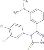 4-(3,4-Dichlorophenyl)-5-[3-(dimethylamino)phenyl]-4H-1,2,4-triazole-3-thiol