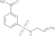 3-Acetyl-N-(prop-2-en-1-yl)benzene-1-sulfonamide
