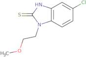 5-Chloro-1-(2-methoxyethyl)-1H-1,3-benzodiazole-2-thiol