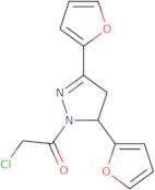 1-[3,5-Bis(furan-2-yl)-4,5-dihydro-1H-pyrazol-1-yl]-2-chloroethan-1-one