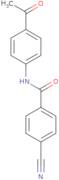 N-(4-Acetylphenyl)-4-cyanobenzamide