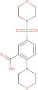 2-(Morpholin-4-yl)-5-(morpholine-4-sulfonyl)benzoic acid