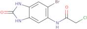 N-(6-Bromo-2-oxo-2,3-dihydro-1H-benzimidazol-5-yl)-2-chloroacetamide
