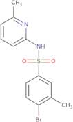 4-Bromo-3-methyl-N-(6-methyl-2-pyridyl)benzenesulfonamide