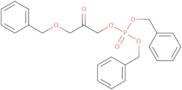 2-Oxo-3-(phenylmethoxy)propyl bis(phenylmethyl) ester phosphoric acid