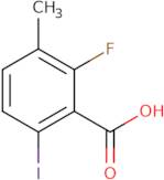 2-Fluoro-6-iodo-3-methylbenzoic acid