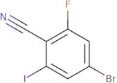 4-Bromo-2-fluoro-6-iodobenzonitrile