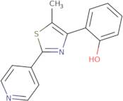 2-(5-Methyl-2-(pyridin-4-yl)thiazol-4-yl)phenol