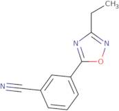 3-(3-Ethyl-1,2,4-oxadiazol-5-yl)benzonitrile