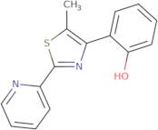 2-(5-Methyl-2-(pyridin-2-yl)thiazol-4-yl)phenol