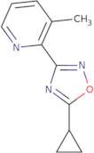 5-Cyclopropyl-3-(3-methylpyridin-2-yl)-1,2,4-oxadiazole