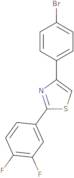 4-(4-Bromophenyl)-2-(3,4-difluorophenyl)thiazole