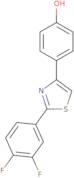 4-(2-(3,4-Difluorophenyl)thiazol-4-yl)phenol