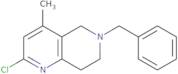 6-benzyl-2-chloro-4-methyl-5,6,7,8-tetrahydro-1,6-naphthyridine